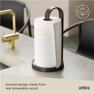 Bellwood Kağıt Havluluk Siyah/Ceviz 32x17 cm