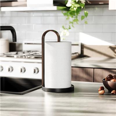 Bellwood Kağıt Havluluk Siyah/Ceviz 32x17 cm