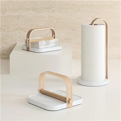 Bellwood Peçetelik Beyaz/Doğal 20x20x13 cm