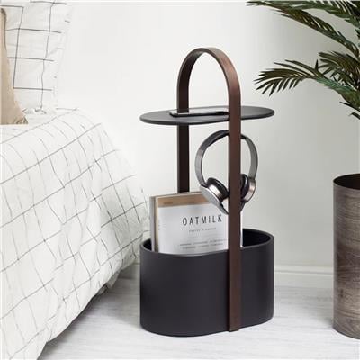 Belwood Siyah Yan Sehpa 30 x 28 x 72 cm