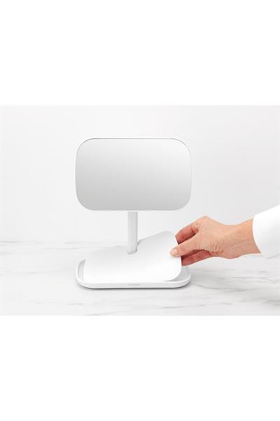 Beyaz Ayaklı Masa Aynası 12,6Cmx20Cmx28,3Cm