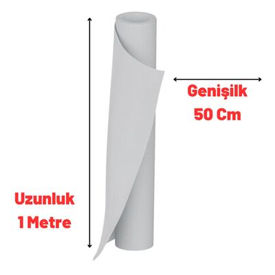 Beyaz Kaydırmaz Çekmece Örtüsü - Genişlik 50 Cm - Uzunluk 1 Metre