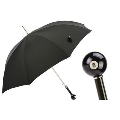 Bilardo Havuzu 8 Top Siyah Unisex Otomatik Şemsiye 95 cm