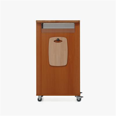 Bistrot Yeni Ahşap Mutfak Arabası Ceviz Renk