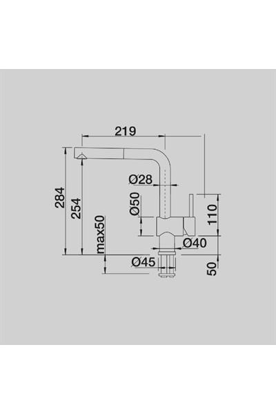 Blanco Linus S Spiralli Antrasit Armatür 