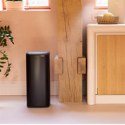 Bo Matt Black Dokunmatik Çöp Kutusu 30 Lt 