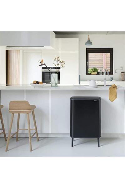 Bo Matt Black Hı Dokunmatik Çöp Kutusu 60 Lt.