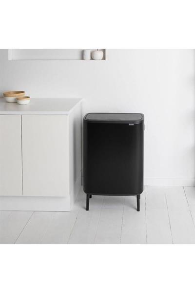 Bo Matt Black Hı Dokunmatik Çöp Kutusu 60 Lt.