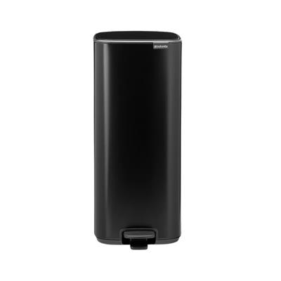 Bo Matt Black Pedallı Çöp Kutusu 30 L 