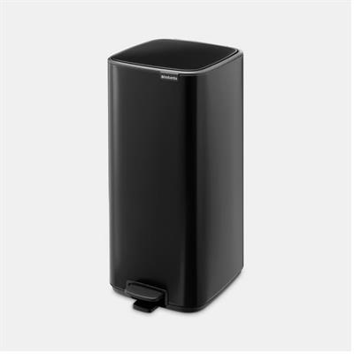 Bo Matt Black Pedallı Çöp Kutusu 30 L 