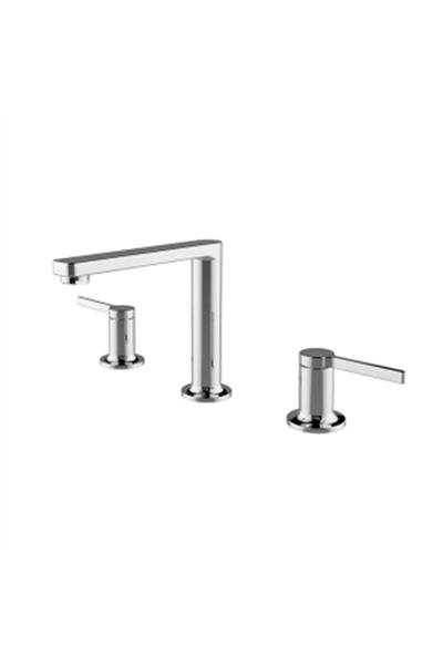 Bold 3 Delikli Lavabo Bataryası - Krom
