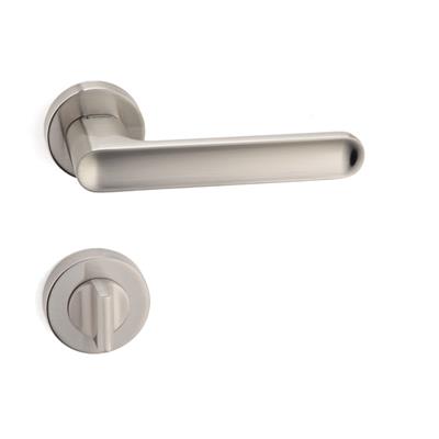 Bolıvar Rozetli Kapı Kolu Takımı Saten Renk