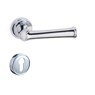 Bolıvıa Rozetli Kapı Kolu Takımı Krom Renk