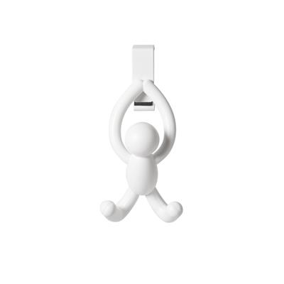 Buddy Dolap Üstü 2Li Set Kanca Beyaz Renk 13x8 cm