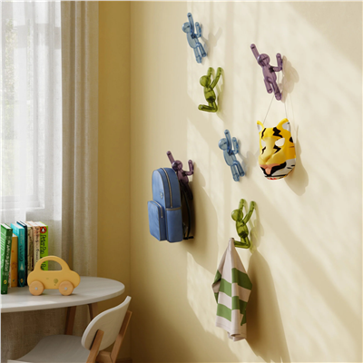 Buddy Pın-Poınt Duvar Kancaları, 3lü Set Çok Renkli