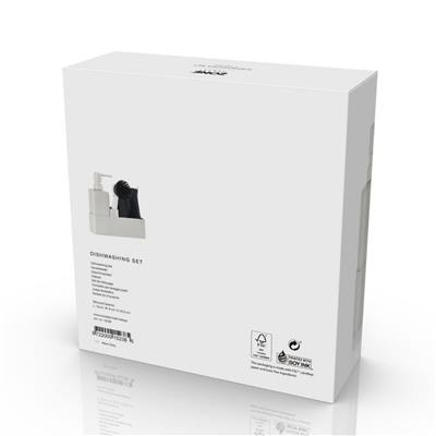 Bulaşık Yıkama Seti 4 Parça Sıcak Gri