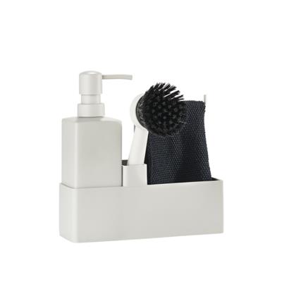 Bulaşık Yıkama Seti 4 Parça Sıcak Gri