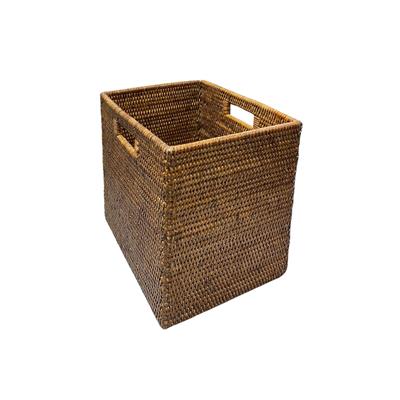 Büyük Saklama Sepeti Kahverengi 34x26x32 cm