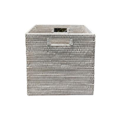 Büyük Saklama Sepeti Beyaz 34x26x32 cm