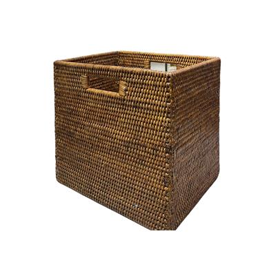 Büyük Saklama Sepeti Kahverengi 34x26x32 cm