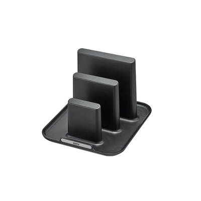 Caddy Çoklu Mutfak Tutucu Paslanmaz Çelik Siyah