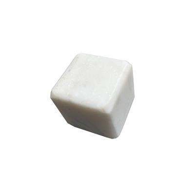 Beyaz Düğme Kulp / Doğal Taş Çap 25 mm