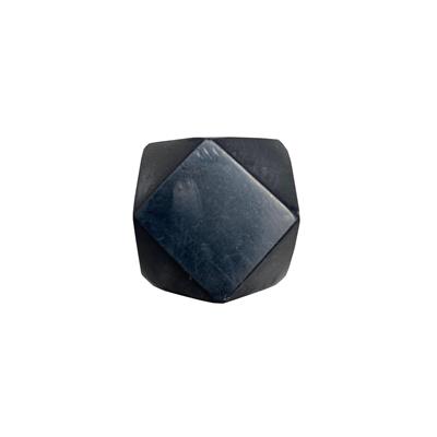 Siyah Düğme Kulp / Doğal Taş Çap 25 mm