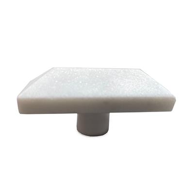 Beyaz Düğme Kulp / Doğal Taş Çap 25 mm X 50 mm