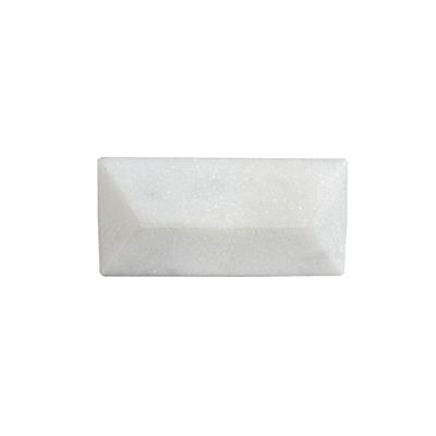 Beyaz Düğme Kulp / Doğal Taş Çap 25 mm X 50 mm