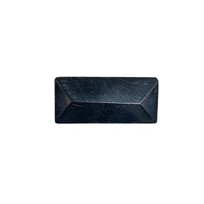 Siyah Düğme Kulp / Doğal Taş Çap 25 mm X 50 mm