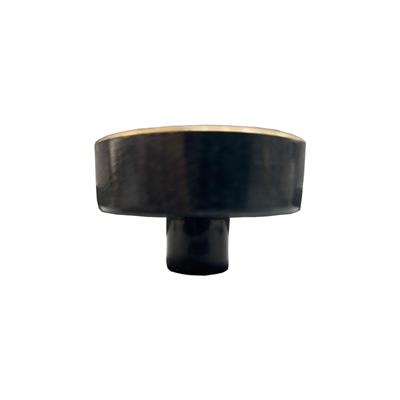 Siyah/Mat Sarı Düğme Kulp Çap 38 mm