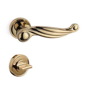 Carın Rozetli Kapı Kolu Takımı Altın Renk