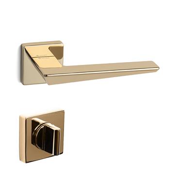 Carme Rozetli Kapı Kolu Takımı Altın Rengi