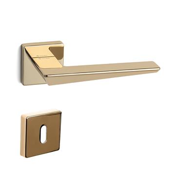 Carme Rozetli Kapı Kolu Takımı Altın Rengi