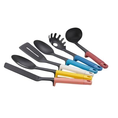 Carousel 6 Parça Renkli Mutfak Gereçleri Seti