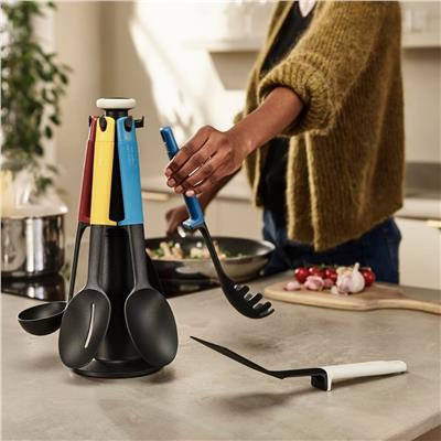 Carousel 6 Parça Renkli Mutfak Gereçleri Seti