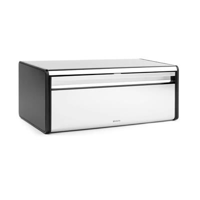 Çelik Ekmek Sepeti 10 Yıl Garantili Brıllıant Steel Köşeli Ekmek Kutusu( Siyah Çerçeveli)