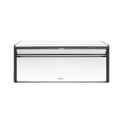 Çelik Ekmek Sepeti 10 Yıl Garantili Brıllıant Steel Köşeli Ekmek Kutusu( Siyah Çerçeveli)