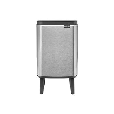Çelik Gri Ayaklı Çöp Kutusu 4 Lt