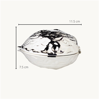 Ceviz Kıracağı Gümüş Kaplama 12 cm