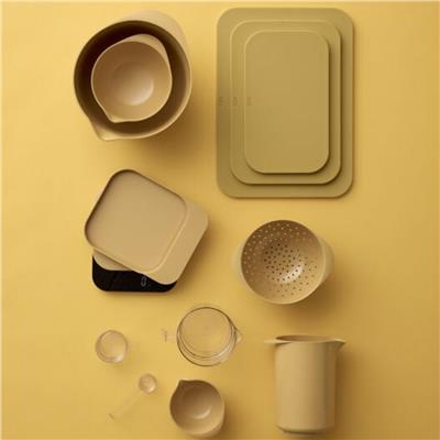 Choptima Kesme Tahtası Seti 3Lü Hardal Rengi