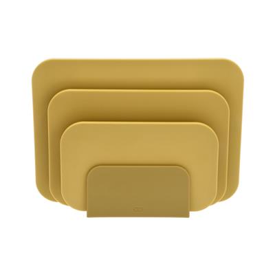 Choptima Kesme Tahtası Seti 3Lü Hardal Rengi