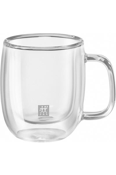 Çift Camlı Kulplu 2Li Espresso Bardak Seti 39500-110-0