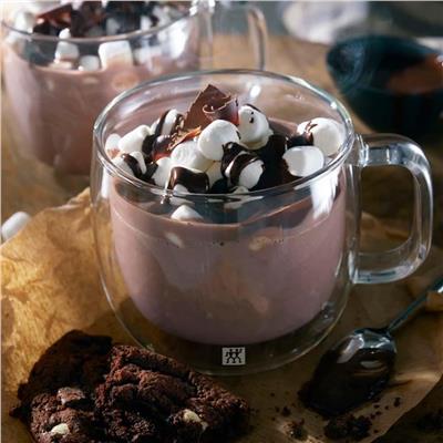 Çift Camlı/Cidarlı 450Ml Kulplu 2Li Cappucino Bardak 395001130