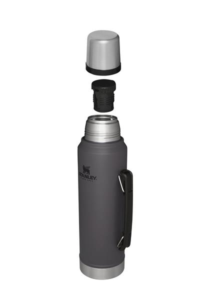 Stanley Klasik Vakumlu Paslanmaz Çelik Termos 1 LT - Antrasit
