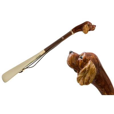 Cocker Kahvrengi Lüks Ayakkabı Çekeceği H: 50 cm