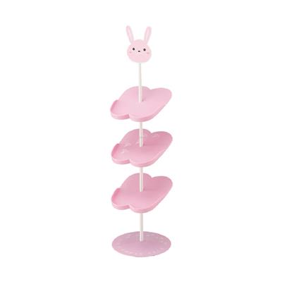 Çocuklar İçin Ayakkabı Rafı Pembe (Tavşan) Y: 67 cm