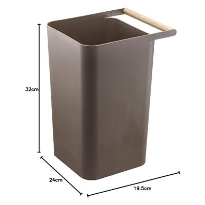 Yamazaki Como Çöp Kovası Kahverengi 10 Lt