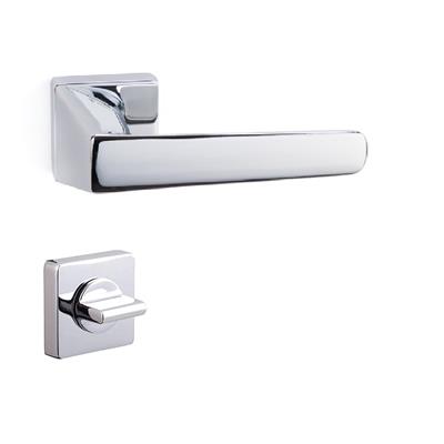 Concordıa Rozetli Kapı Kolu Takımı Krom Renk