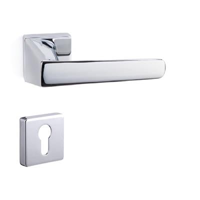 Concordıa Rozetli Kapı Kolu Takımı Krom Renk